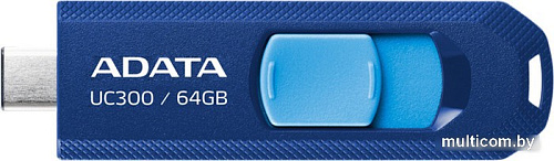 USB Flash ADATA UC300 64GB (синий/голубой)