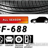 Автомобильные шины Sunfull SF-688 205/70R15 96H
