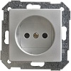Накладка для розетки Simon 82040-33 (алюминий матовый)