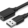 Удлинитель Ugreen US103 USB Type-A - USB Type-A (3 м, черный)