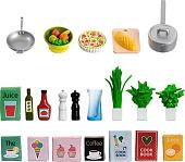 Мебель для кукольного домика Lundby Набор кухонных аксессуаров 60508900