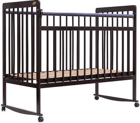 Детская кроватка Bambini Euro Style М 01.10.03 (темный орех)