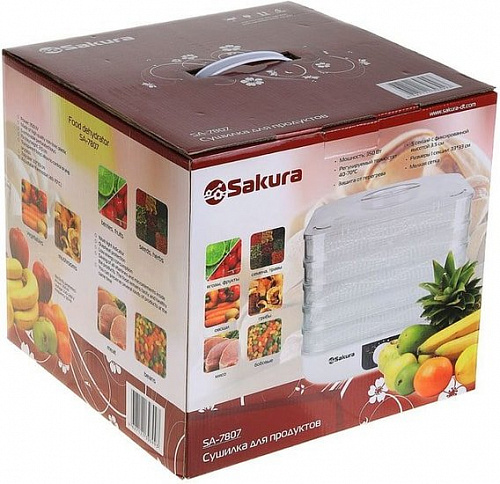 Сушилка для овощей и фруктов Sakura SA-7807