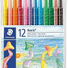 Восковые мелки Staedtler 221 NWP12 (12 цв.)