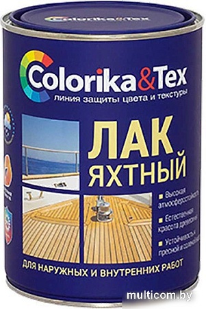 Лак Colorika & Tex Яхтный 0.8 кг (полуматовый)