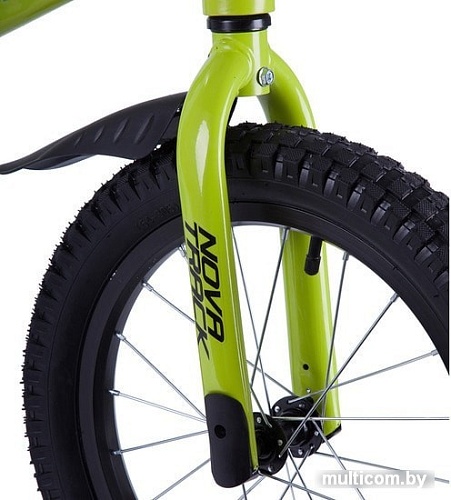 Детский велосипед Novatrack Blast 16 (зеленый/синий, 2019)