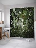 Шторка-занавеска для ванны JoyArty Заросли в джунглях sc_11422
