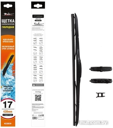 Щетка стеклоочистителя Airline AWB-H-430