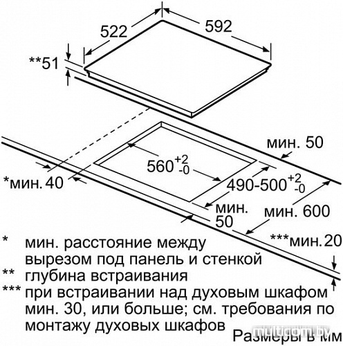 Варочная панель Bosch PUG611BB1E