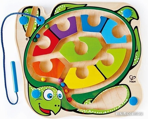 Развивающая игрушка Hape Лабиринт с шариком Черепашка E1705_HP