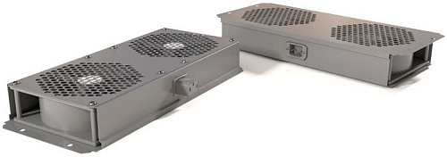 Блок вентиляторов для серверного шкафа Hyperline TFAB-T2FR-RAL7035