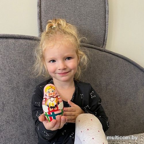 Развивающая игра Брестская Матрешка С колосками и васильками (набор 5 шт)