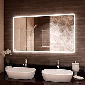 Континент Зеркало Demure Led 120x80 (линза, двойной подогрев)