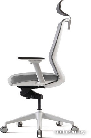 Кресло Bestuhl J1 White Pl с подголовником (серый)