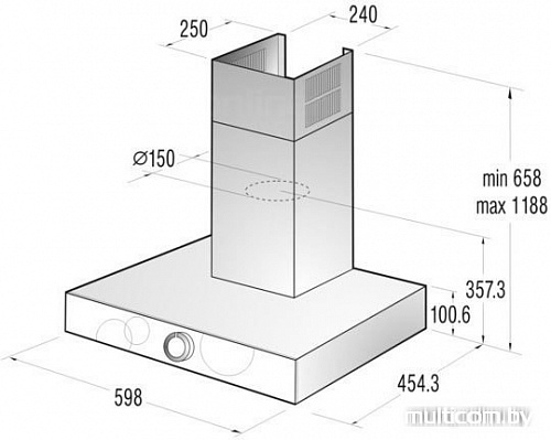 Кухонная вытяжка Gorenje DT9SYW