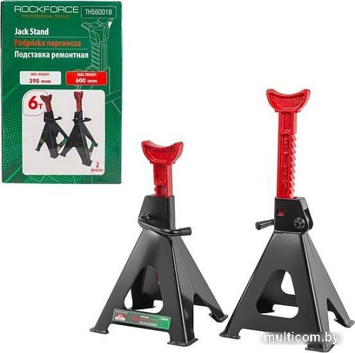 Домкрат-подставка RockForce RF-TH56001B(DS) 6т (2шт)