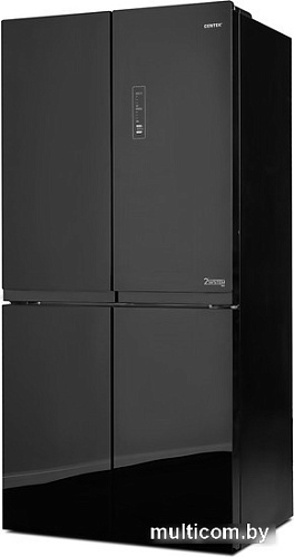 Четырёхдверный холодильник CENTEK CT-1756 NF Black Glass
