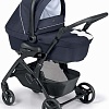 Универсальная коляска CAM Tris Fluido Easy (3 в 1, белый медвежонок, синий-черный)
