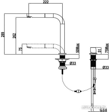 Смеситель TEKA AUK 983 (50.983.02.00)