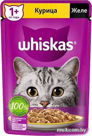 Пресервы Whiskas Желе с курицей 75 г