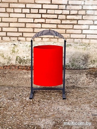 Уличная урна BZT DumL01 (красный)