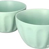 Набор пиал Danny Home KW01-8 (2 шт, салатовый)