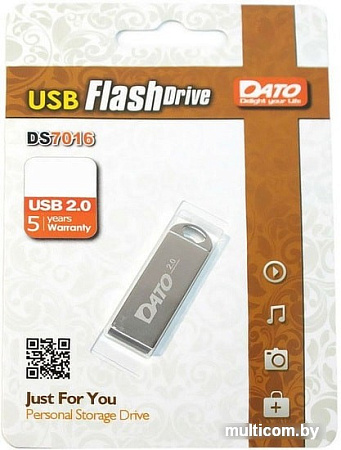 USB Flash Dato DS7016 32GB (серебристый)