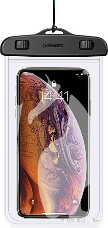 Чехол для телефона Ugreen LP186-60959 водонепроницаемый универсальный, до 6.5" (прозрачный)