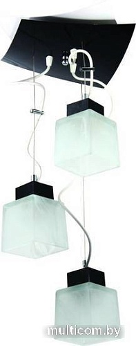 Подвесная люстра Элетех Конверт 233 НСБ 01-3х60-102 Е27 1005402879 (белый/черный)