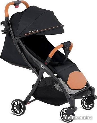 Коляска прогулочная «книга» Nuovita Jazz (черный)