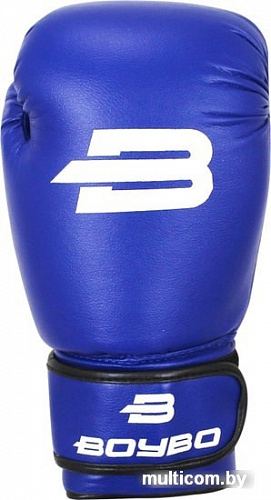 Перчатки для единоборств BoyBo Basic (14 oz, синий)