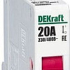 Выключатель нагрузки DEKraft 17021DEK 1Р 25А ВН-102