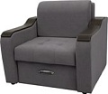 Кресло Сириус Лидер-3 НПБ 105x110 (Eva 07 велюр темно-серый)