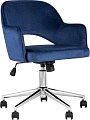 Кресло Stool Group Кларк велюр (синий)