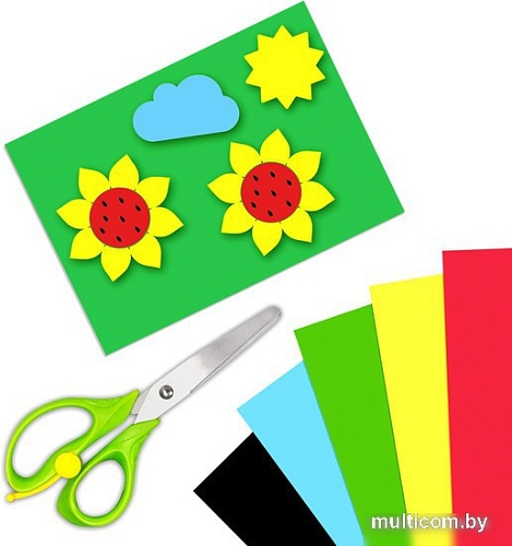 Набор цветного картона BRAUBERG Шарики 113558 (24 л, 8 цв)