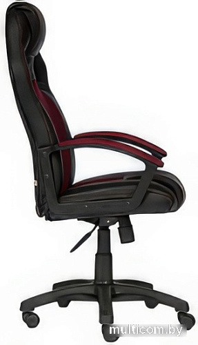 Кресло TetChair Driver (экокожа/ткань, черный/бордовый)