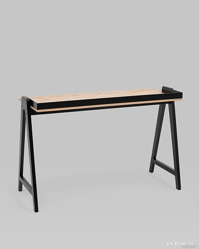 Стол Stool Group Pyramid 118x53 T-002-P (светлое дерево/черный)