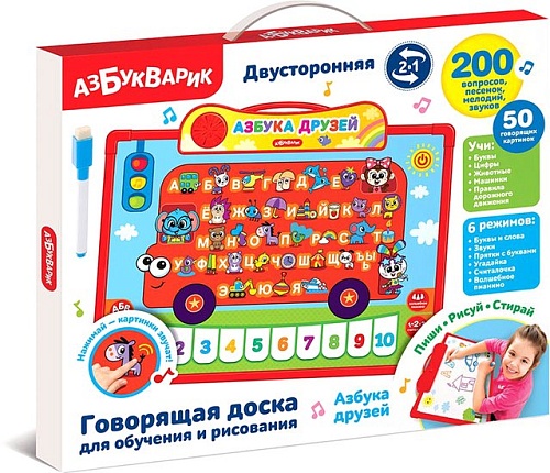 Интерактивный планшет Азбукварик Азбука друзей 4680019286778