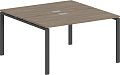 Стол Norden 140x143.8x75 SG.245.OD.63.AN (антрацит/дуб темный)