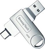 USB Flash BreezyTech OTG120 128GB (металлик)