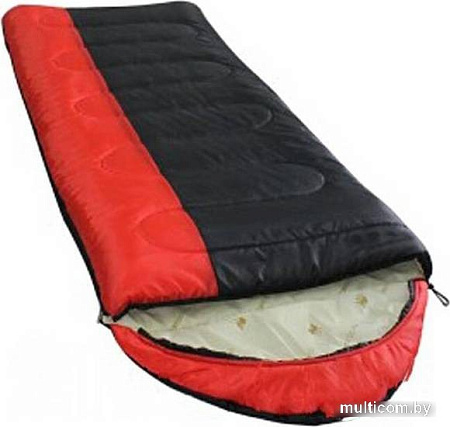 Спальный мешок BalMax Аляска Camping Plus Series 0 (правая молния, красный/черный)