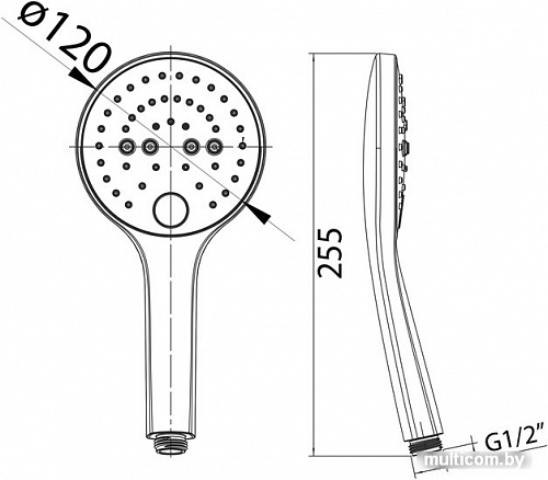 Душевая лейка Clever Beam 60304