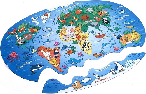 Развивающая игра ToySib 6 континентов 9218274