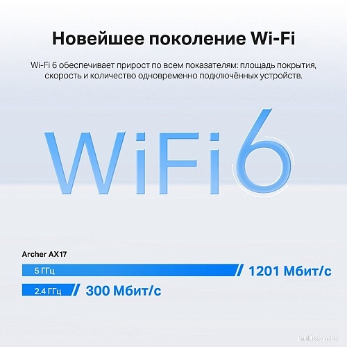 Wi-Fi роутер TP-Link Archer AX17