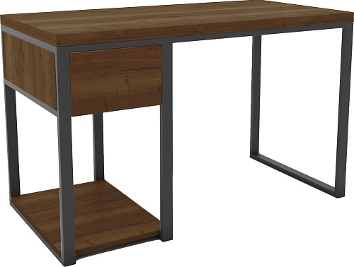 Стол Hype Mebel Дэск 110x50 (черный/дуб галифакс олово)