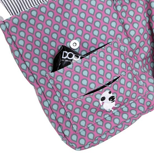 сумка для дрессуры Doog SB06 (розовый с каплями)