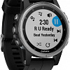 Умные часы Garmin Fenix 5S Plus (серебристый/черный)
