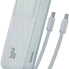 Внешний аккумулятор Baseus Comet Series Dual-Cable Digital Display Fast Charge Power Bank 30W 10000mAh (белый)