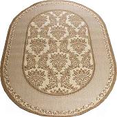 Ковер для жилой комнаты БелКа Флурлюкс Сизаль Овал 51005 50122 0.6x1.1м