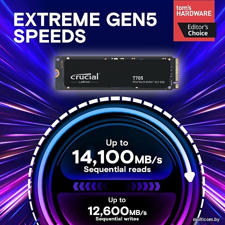 SSD Crucial T705 4TB CT4000T705SSD3